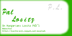 pal lositz business card